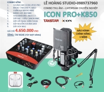 COMBO ICON UPOD PRO + TAKSTAR PC K850