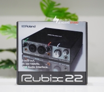 SOUNDCARD ROLAND RUBIX 22 THU ÂM CHUYÊN NGHIỆP 