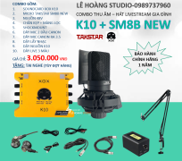 COMBO K10 + MICRO TAKSTAR SM8B NEW 2024 NGUỒN 48V