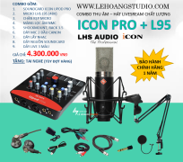 COMBO ICON UPOD PRO + MICRO L95 NGUỒN 48V CỦA LHS AUDIO 
