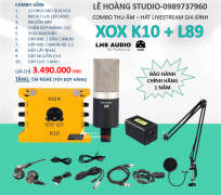 COMBO XOX K10 + MICRO L89 NGUỒN 48V CỦA HÃNG LHS AUDIO 