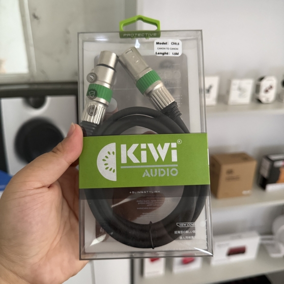 DÂY MICRO 2 ĐẦU CANON THƯƠNG HIỆU KIWI AUDIO